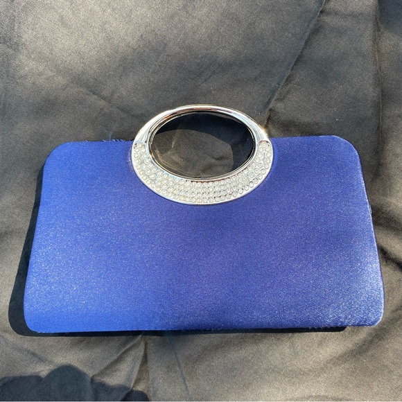 Royal Blue Evening Bag - Picture 7 of 7